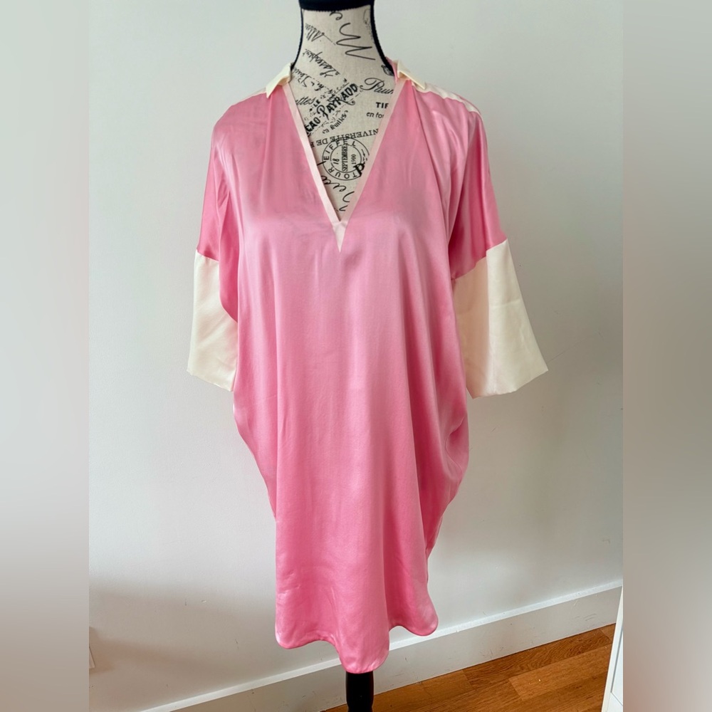 Pink Silk Tunic Dress Costume National